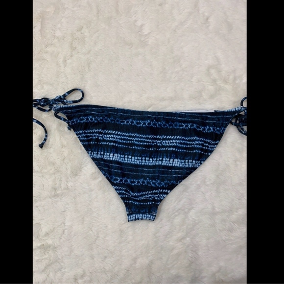 NEW L Space Midnight‎ Caravan Lily String Full Cut Bikini Bottoms [SZ Large ] - Picture 5 of 8